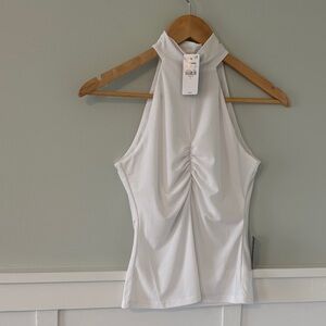 Express White Halter Top